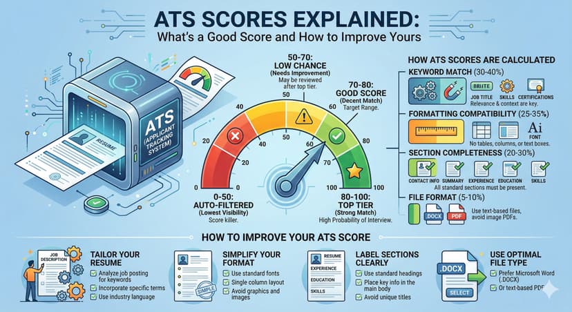 ATS Scores Explained: What's a Good Score and How to Improve Yours
