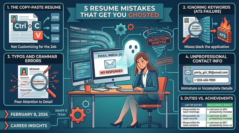 5 Resume Mistakes That Get You Ghosted