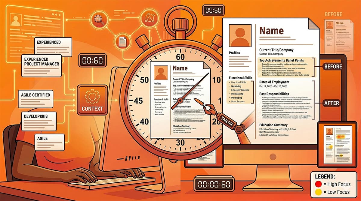 How to Tailor Your Resume for Any Job Posting in 60 Seconds